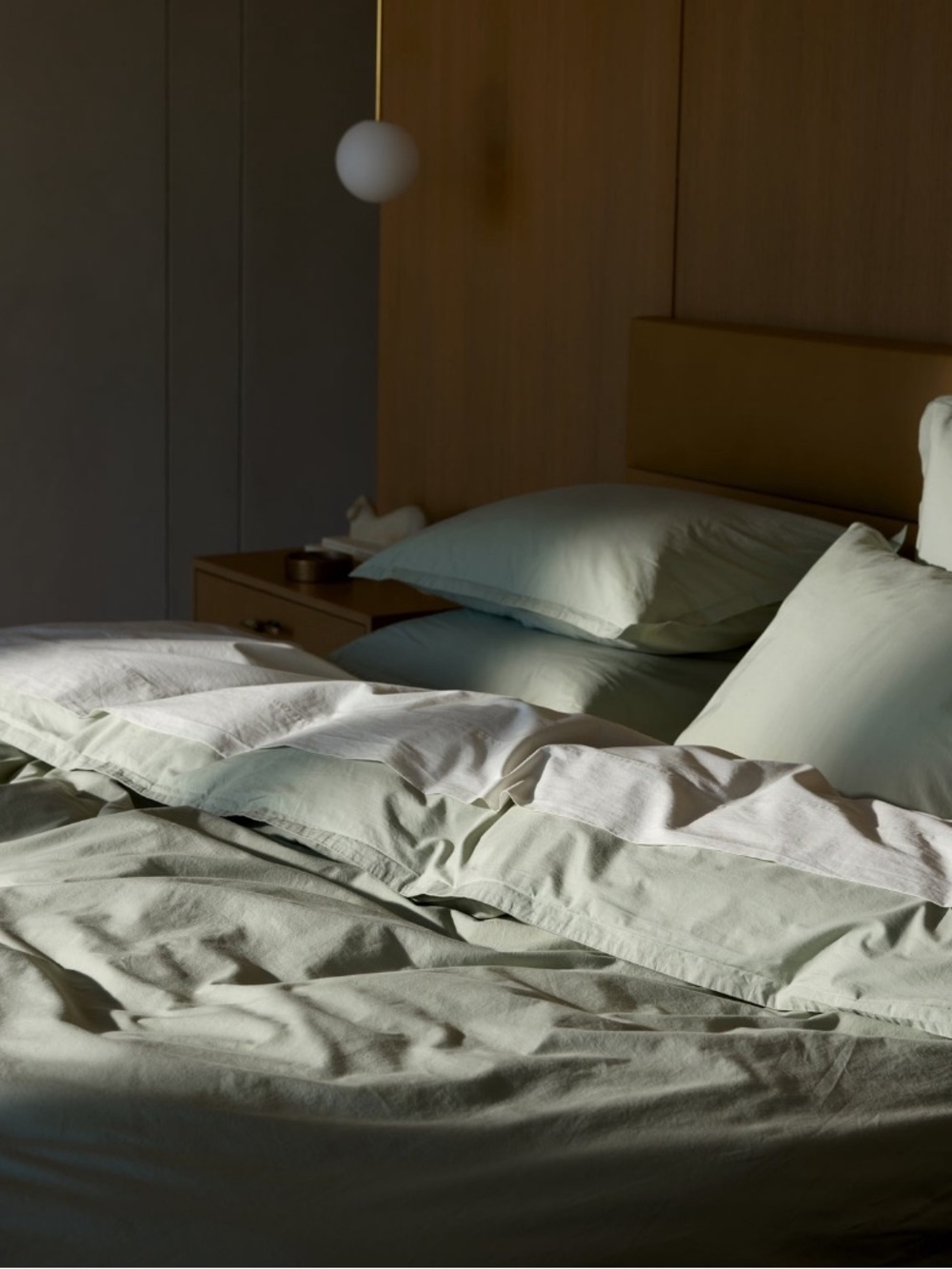 PARACHUTE Percale Duvet Cover Organic Cotton Comforter New King Cal King Sage